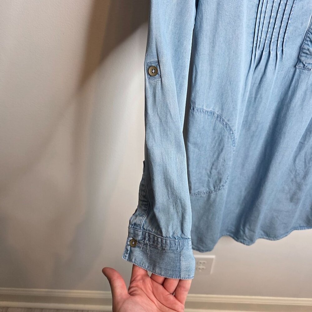 J. Jill Denim Dress Womens Small Petite - Picture 5 of 8